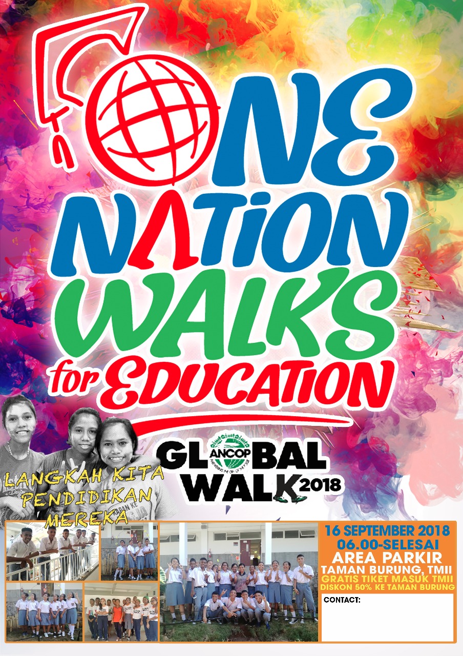 Global ANCOP Walk 2018 - One Nation Walks for Education